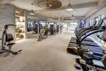 Fitness center strength and conditioning equipment
